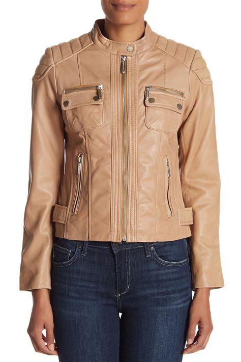 michael michael kors missy zip front jacket 